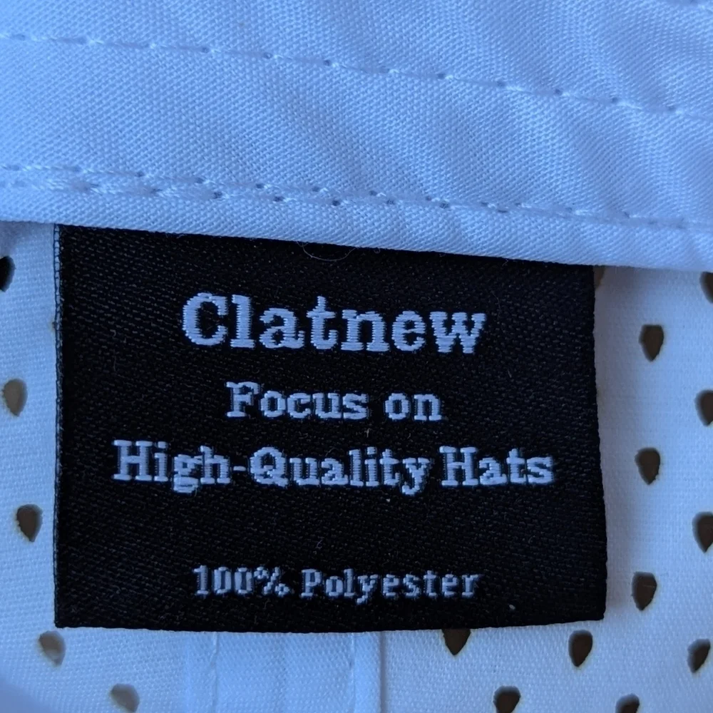 NWOT Legalize Mulligans Golf Tech Hat White Black One Size Preppy Breathable
